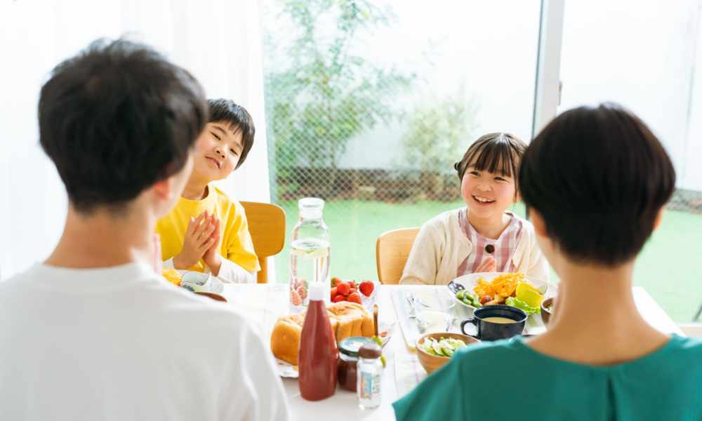 親子晚飯時間